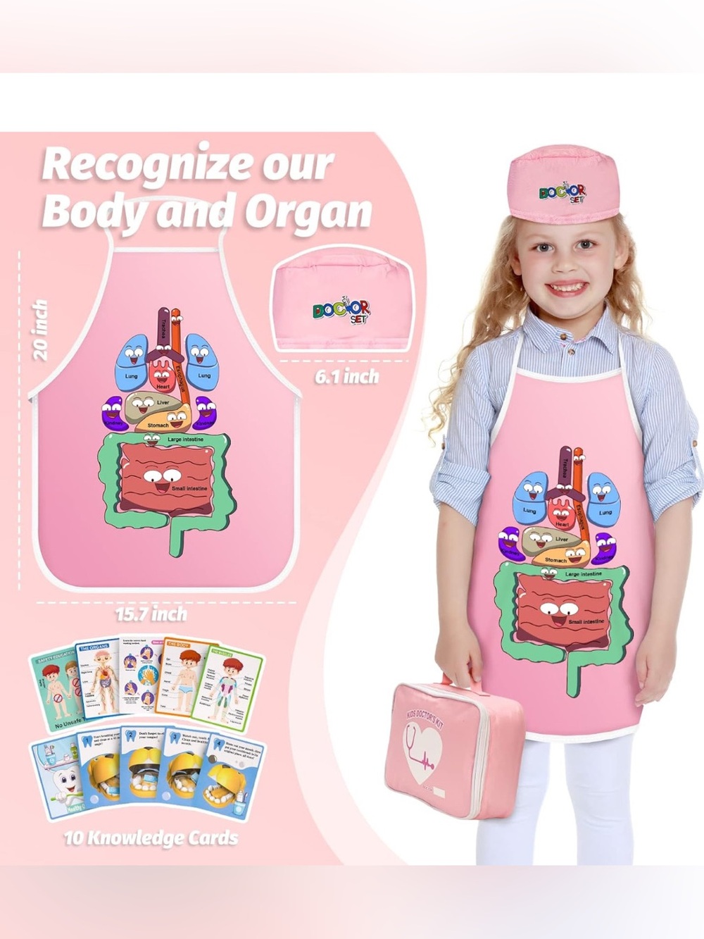 Wooden Kids Doctor Toy - Picture 3 of 5